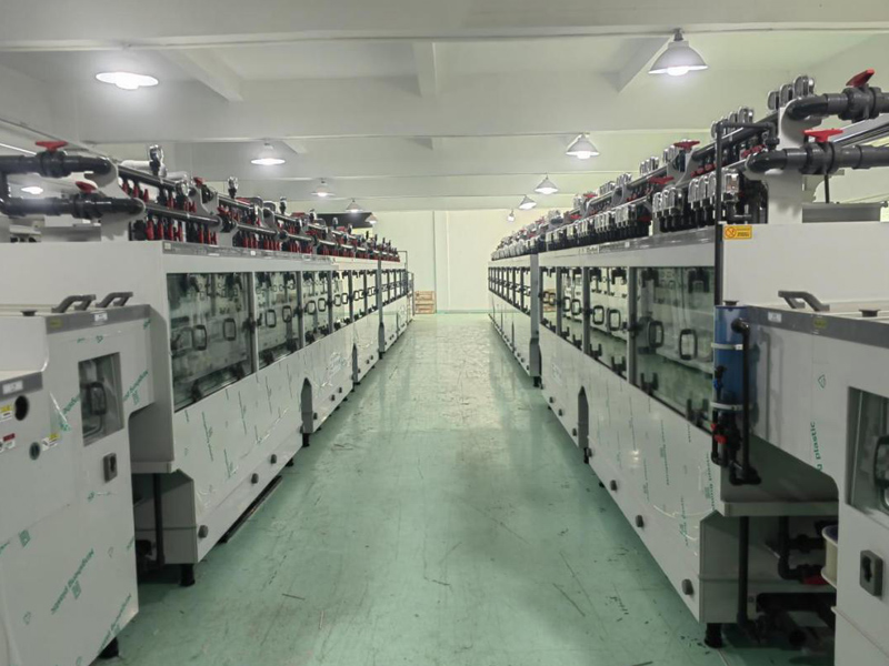 Titanium etching machines